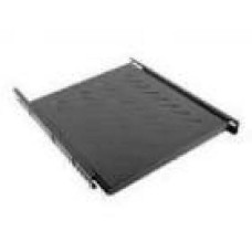 LANBERG AK-1007-B fixed sliding shelf 19 1U/465x550mmmax load capacity up to 18kg black