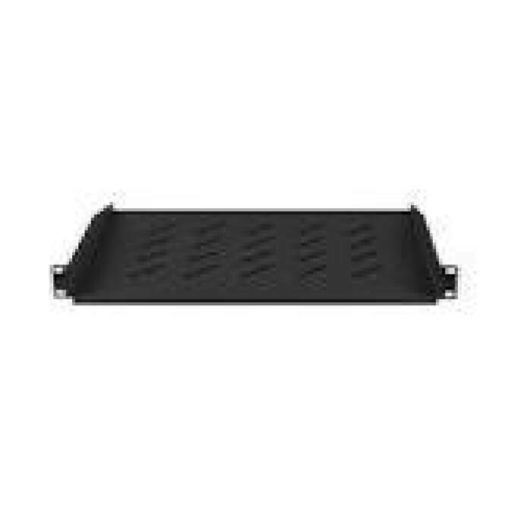 LANBERG 19 fixed shelf 1U/483x900mm max load capacity up to 25kg black