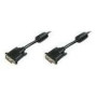 DIGITUS VGA lead cable DVI 5m Dual Link 2Ferrit Cores K8 bulk 24+1 AWG28 max. 2560x1600