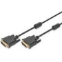 DIGITUS VGA lead cable DVI 5m Dual Link 2Ferrit Cores K8 bulk 24+1 AWG28 max. 2560x1600