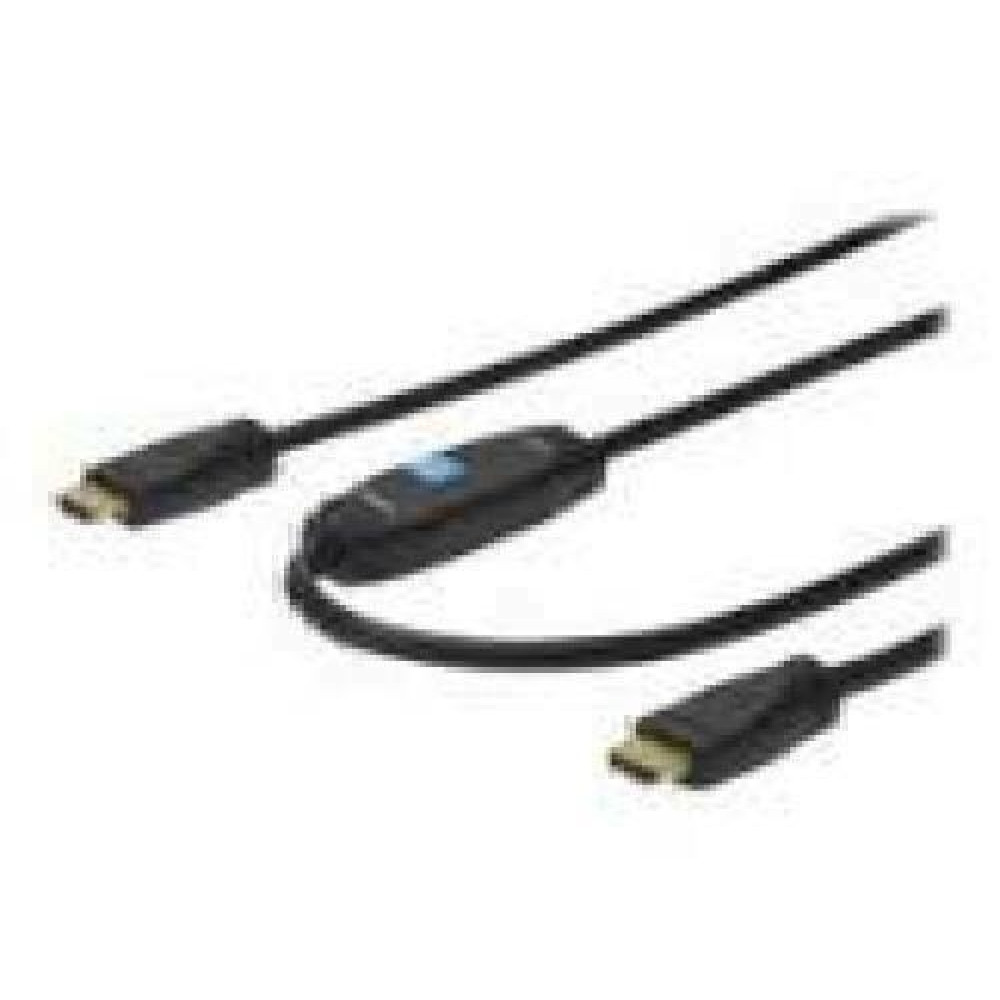 ASSMANN HDMI High Speed connection cable type A w amp. M M 40.0m Full HD CE gold bl