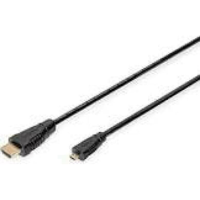 DIGITUS HDMI High Speed connection cable type A M/M 10.0m w/Ethernet Full HD 60p gold bl