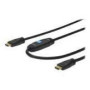 ASSMANN HDMI High Speed connection cable type A w amp. M M 15.0m w Ethernet Ultra HD 24p CE gold bl