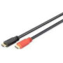 ASSMANN HDMI High Speed connection cable type A w amp. M M 15.0m w Ethernet Ultra HD 24p CE gold bl
