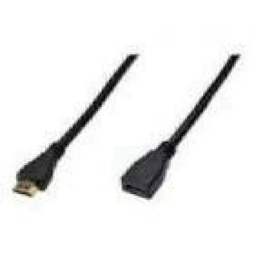 DIGITUS HDMI High Speed connection cable type A w amp. M M 20.0m w Ethernet Ultra HD 24p CE gold bl