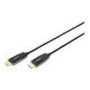ASSMANN HDMI AOC Hybrid-fiber connection cable Type A M/M 10m UHD 8K60Hz CE gold bl
