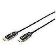 ASSMANN HDMI AOC Hybrid-fiber connection cable Type A M/M 30m UHD 8K60Hz CE gold bl