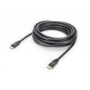 ASSMANN Displayport connection cable DP w/ amp. M/M 10.0m w/interlock Ultra HD 4K DP 1.2 CE bl gold