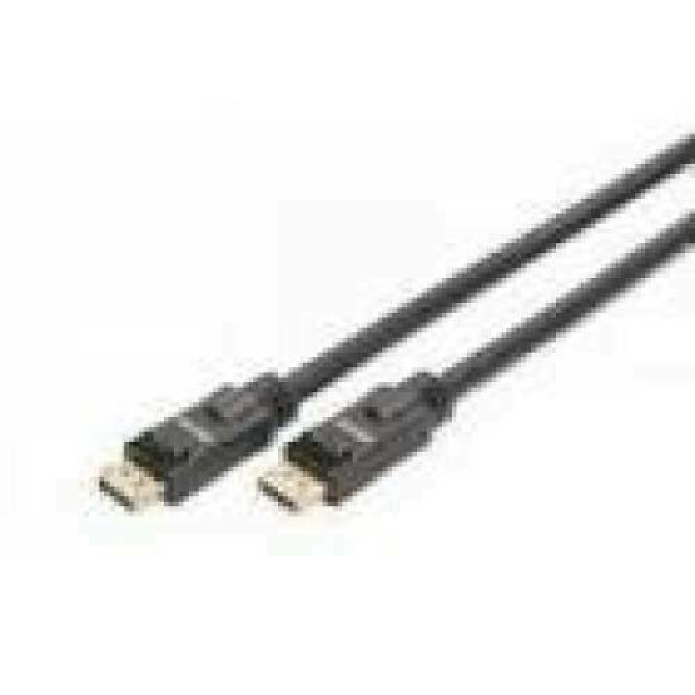 ASSMANN Displayport connection cable DP w/ amp. M/M 15.0m w/interlock Ultra HD 4K DP 1.2 CE bl gold
