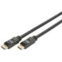 ASSMANN Displayport connection cable DP w/ amp. M/M 20.0m w/interlock Ultra HD 4K DP 1.2 CE bl gold
