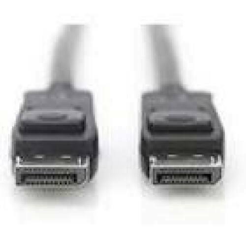 ASSMANN DisplayPort connection cable DP M/M 5m w/lock UHD 8K Vers. 1.3/1.4 bl