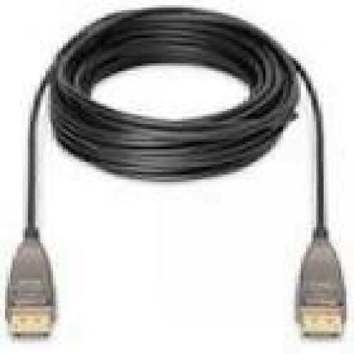 DIGITUS DisplayPort AOC Hybrid-fiber connection cable M/M 15m UHD 8K60Hz CE gold bl