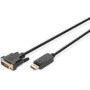 ASSMANN adapter cable DisplayPort 1.2 DVI-D 24+1 M/M digital Full HD Dual Link 2m max. 2560x1600
