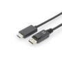 DIGITUS DisplayPort Adapter Cable DP - HDMI Type A St / St 2.0m w / War. DP 1.2 HDMI 2.0 4K / 60Hz CE black