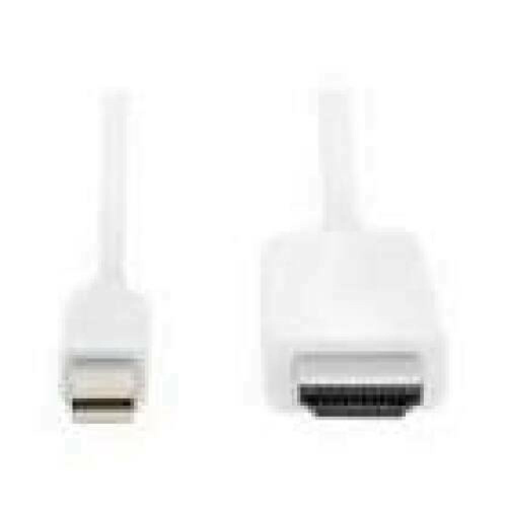 ASSMANN DisplayPort adapter cable mini DP - HDMI type A St / St 3.0m DP 1.2 HDMI 2.0 4K / 60Hz CE we