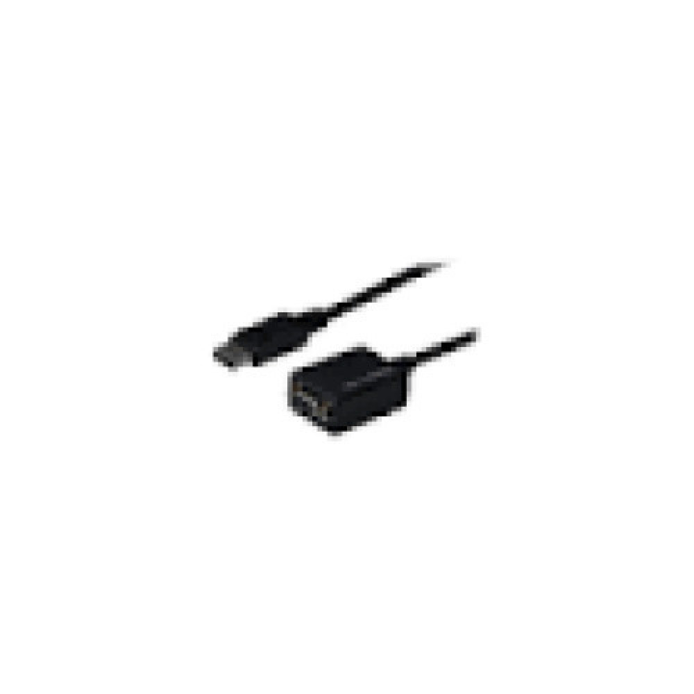 DIGITUS DisplayPort adapter cable DP - HD15 M/F 0.15m w/interlock DP 1.1a compatible CE bl