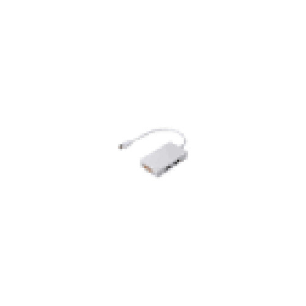 ASSMANN DisplayPort splitter cable miniDP - DP+HDMI+DVI M/F 0.2m DP 1.1a compatible CE wh