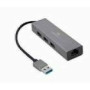 GEMBIRD A-AMU3-LAN-01 USB AM Gigabit network adapter with 3-port USB 3.0 hub
