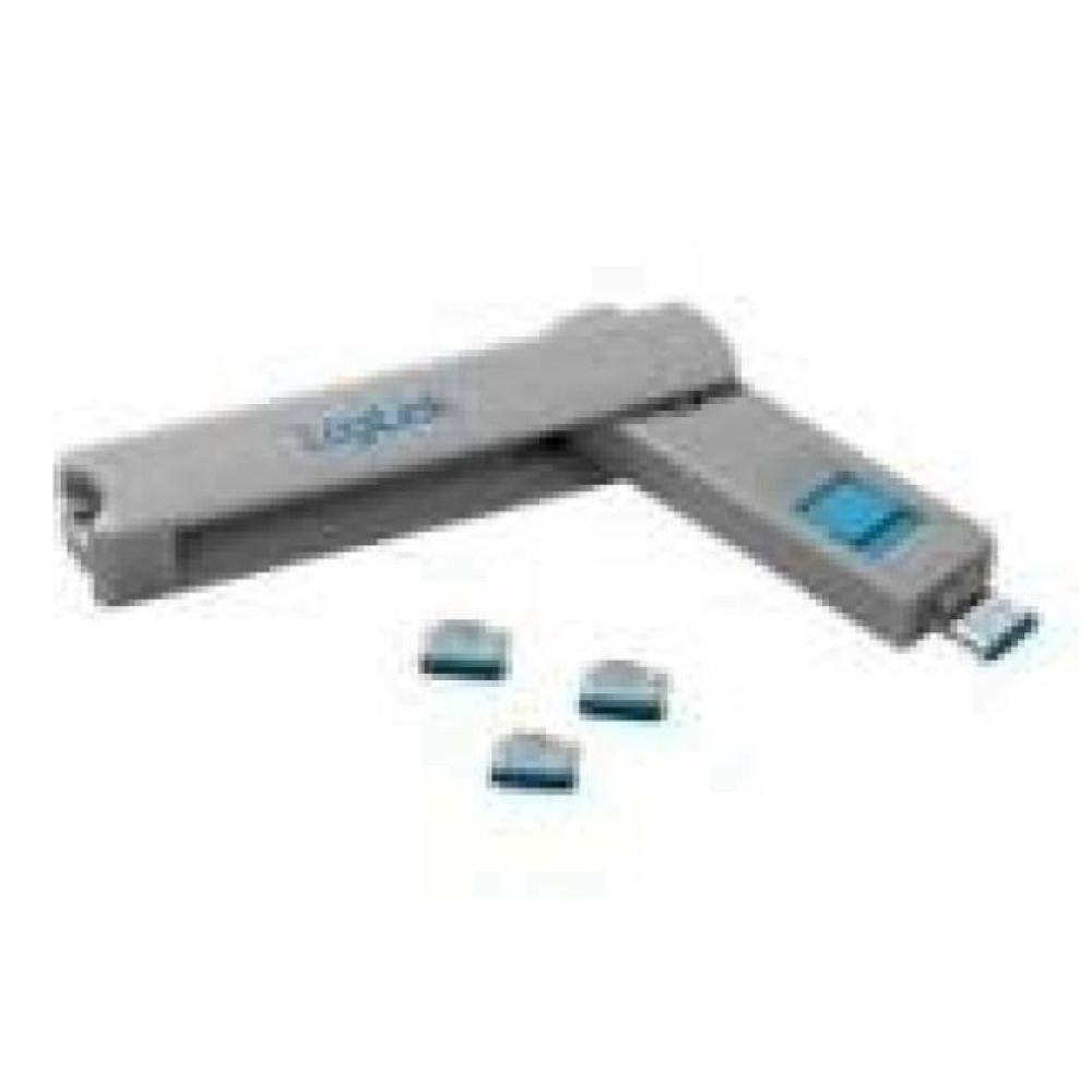 LOGILINK AU0052 USB-C port blocker 1xkey and 4xlocks