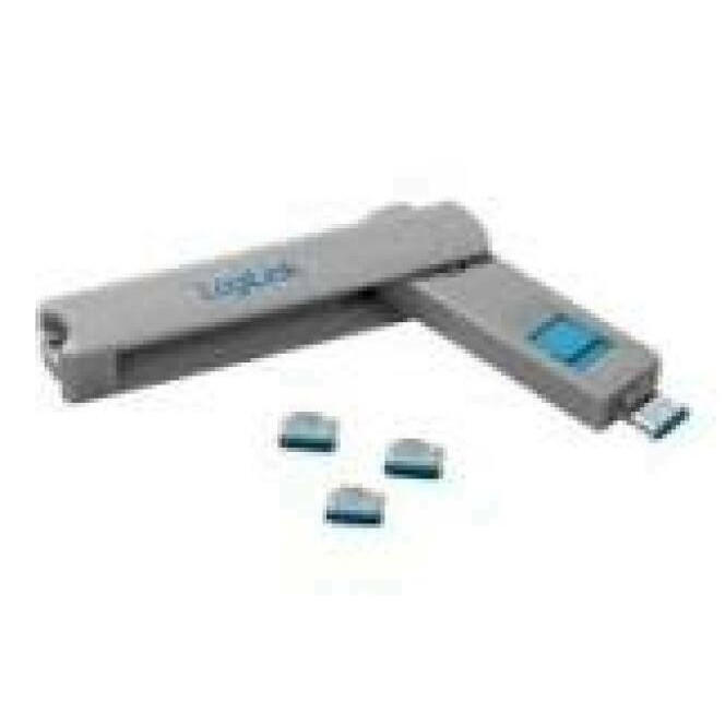LOGILINK AU0052 USB-C port blocker 1xkey and 4xlocks