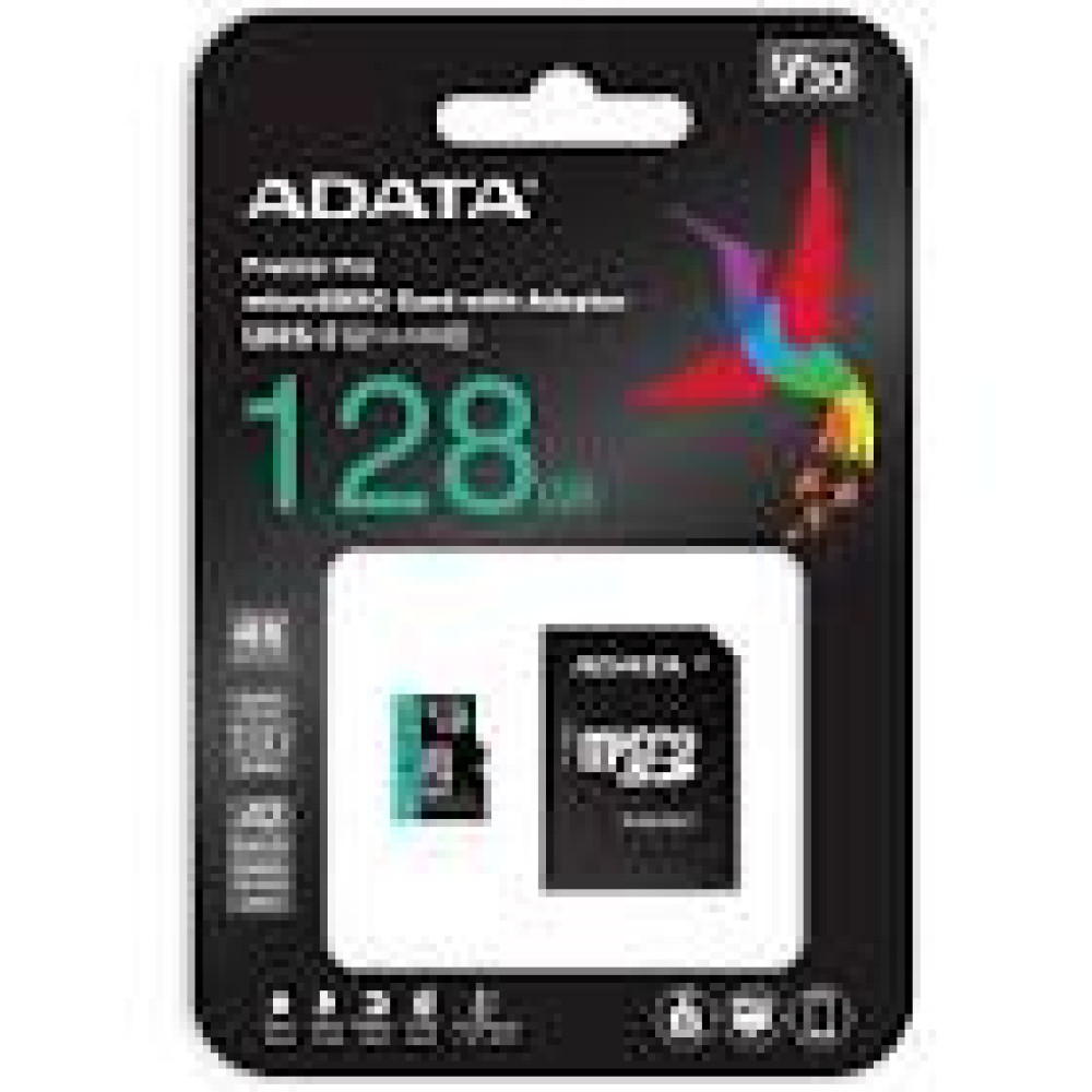 ADATA MICROSDXC 128GB UHS-I U3 V30S R100MB/s HIGH + ADAPTER