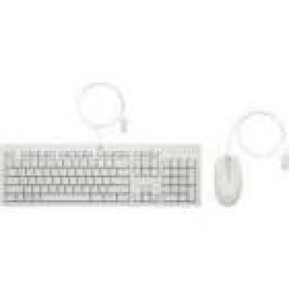 HP 225 Wired Mouse and Keyboard Combo G2 Cashmere White ENG