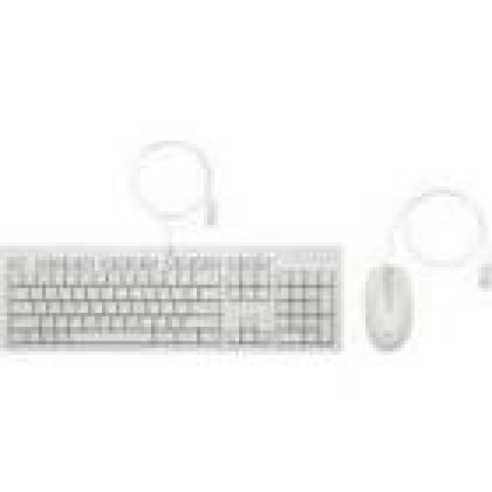 HP 225 Wired Mouse and Keyboard Combo G2 Cashmere White RUS
