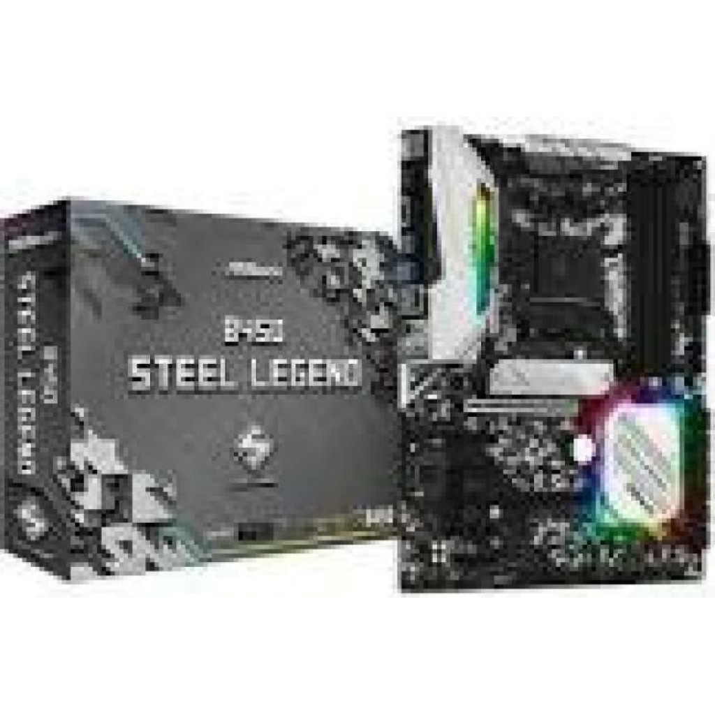 ASROCK B450 STEEL LEGEND AM4 DDR4 6 SATA3 HDMI DP USB3.1