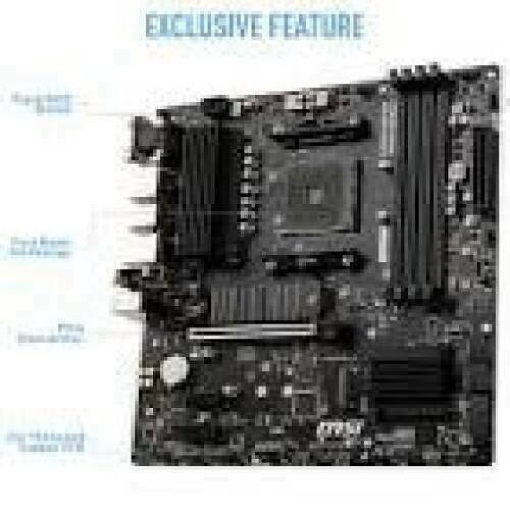 MSI B550M PRO-VDH WIFI ATX MB AMD AM4 DDR4 up to 128GB 1xPCIe 3.0 x16 slot 4xSATA 6Gb/s 1xM.2 slot