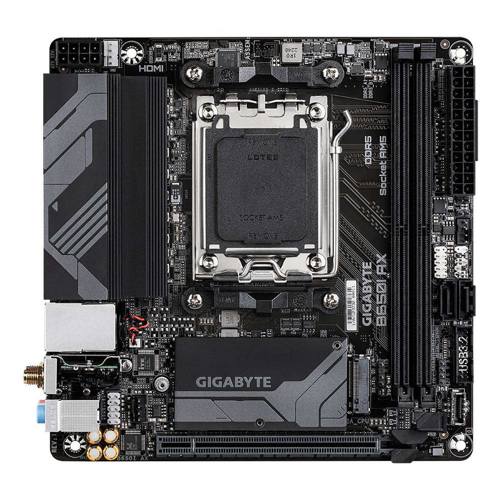 GIGABYTE B650I AX AM5 2xDDR5 1xM.2 2xSATA