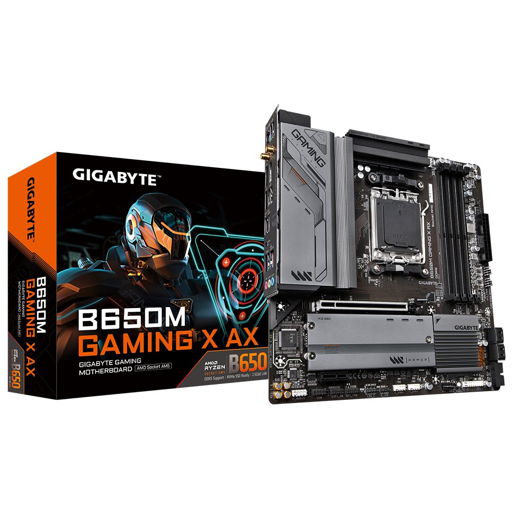 GIGABYTE B650M GAMING X AX AM5 4xDDR5 4xSATA 2xM.2 1xHDMI 2xDP