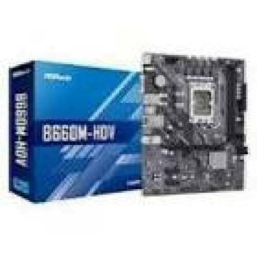 ASROCK B660M-HDV LGA1700 2x DDR4 DIMM HDMI DP D-Sub 1xPCIe 4.0 x16 2xPCIe 3.0 x1