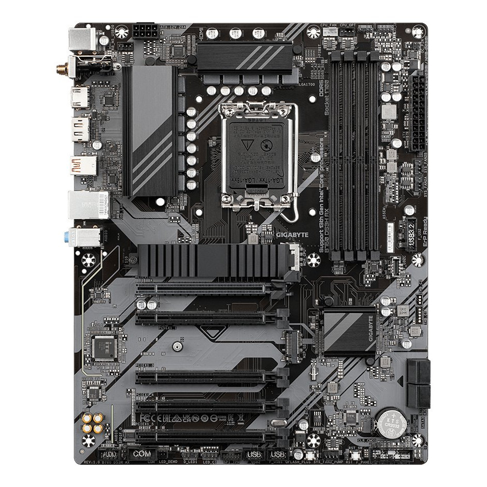 GIGABYTE B760 DS3H AX LGA 1700 4xDDR5 ATX HDMI DP USB WIFI MB