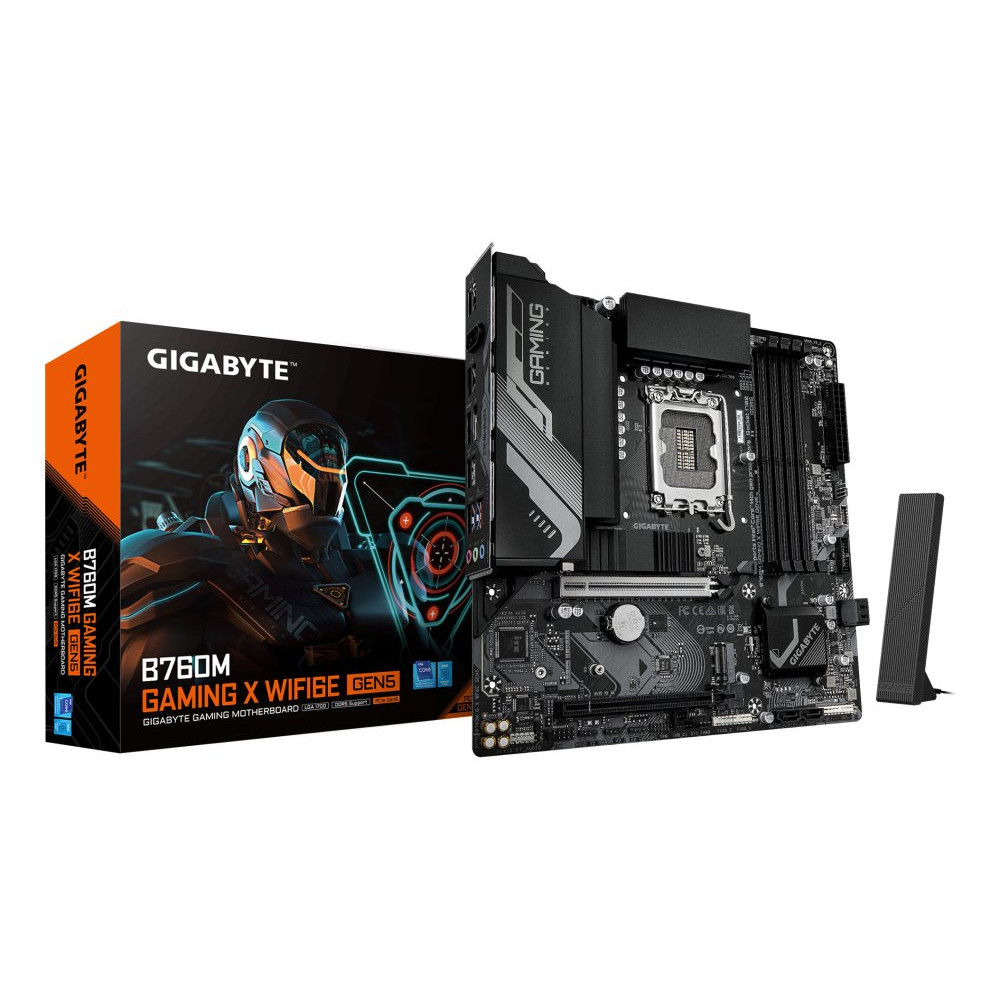 GIGABYTE B760M G X WF6E GEN5 LGA1700 4xDDR5 4xSATA 2xM.2