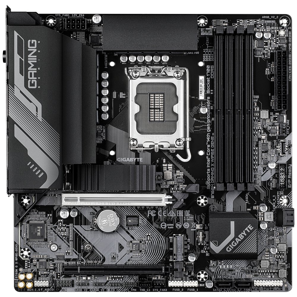 GIGABYTE B760M G X WF6E GEN5 LGA1700 4xDDR5 4xSATA 2xM.2
