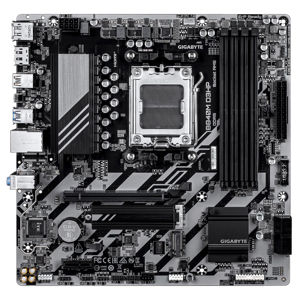 GIGABYTE B840M D3HP AM5 4xDDR5 4xSATA 2xM.2