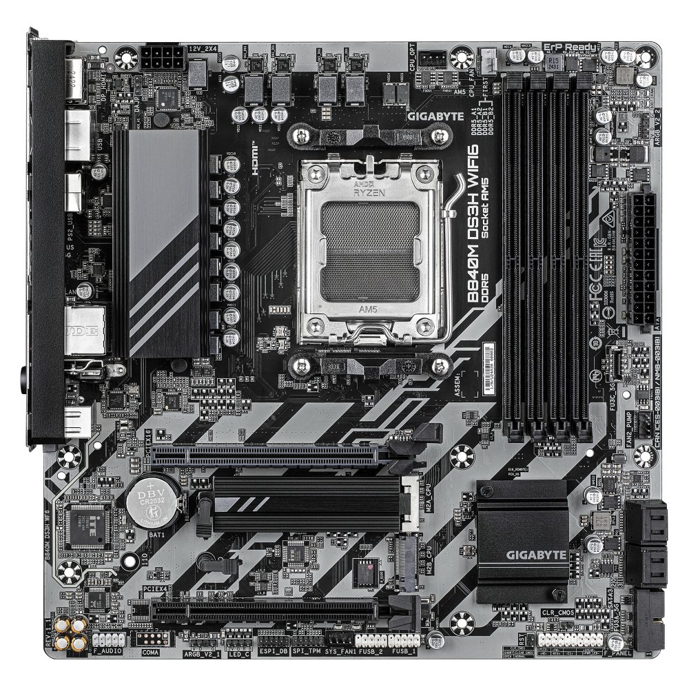 GIGABYTE B840M DS3H WF6 AM5 4xDDR5 4xSATA 2xM.2