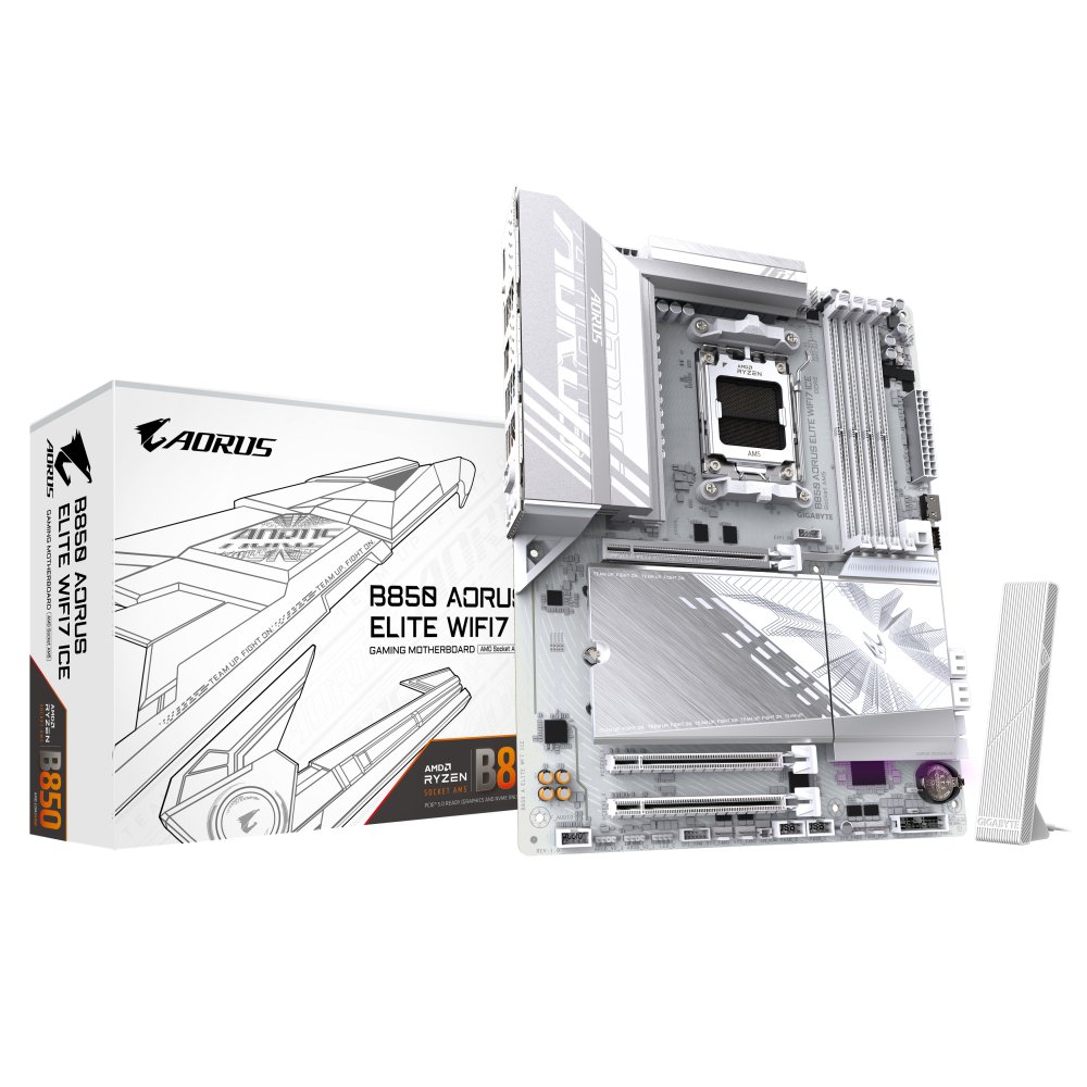 GIGABYTE B850 A ELITE WF7 ICE AM5 MB