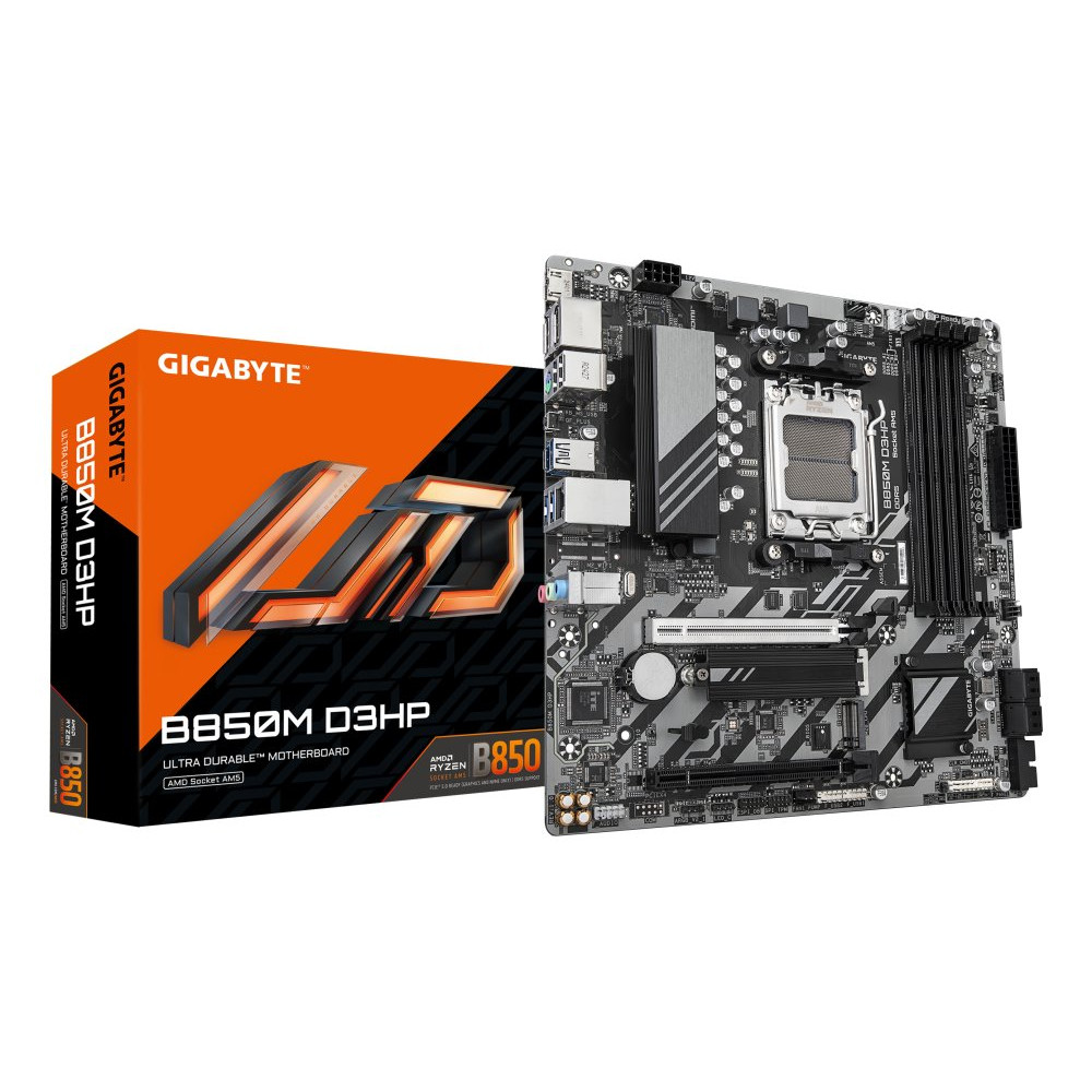 GIGABYTE B850M D3HP AM5 MB 4xDDR5 4xSATA 2xM.2