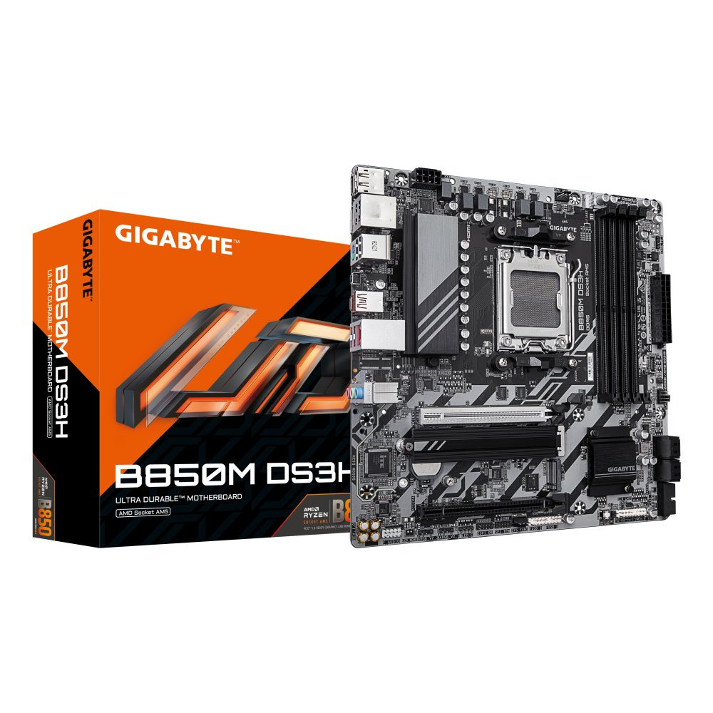 GIGABYTE B850M DS3H AM5 MB 4xDDR5 4xSATA 2xM.2