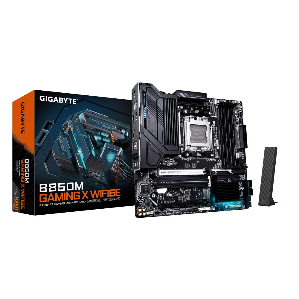 GIGABYTE B850M GAMING X WF6E AM5 4xDDR5 mATX HDMI 2xDP USB WIFI MB