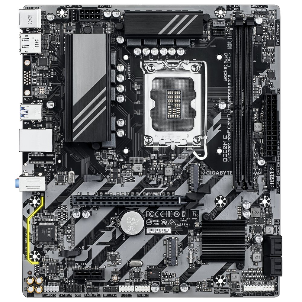 GIGABYTE B860M E LGA1851 4xDDR5 4xSATA 2xM.2