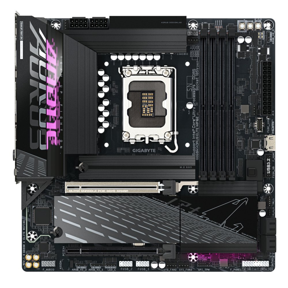 GIGABYTE B860M A ELITE WIFI6E LGA1851 MB 4xDDR5 4xSATA 3xM.2