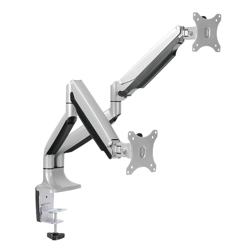 LOGILINK BP0043 - Dual alumium monitor desk mount.13-27. max. 9 kg