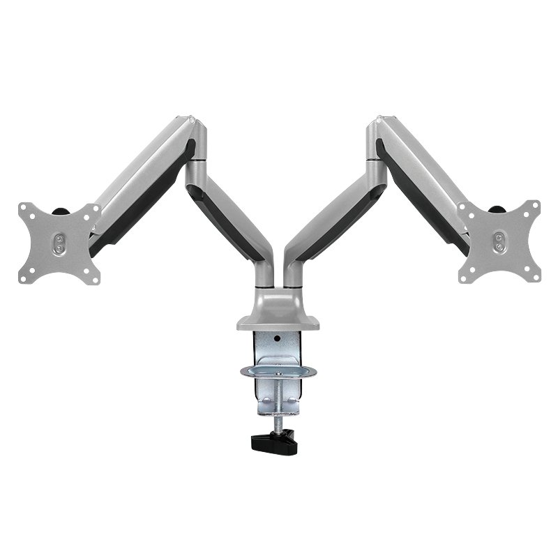 LOGILINK BP0043 - Dual alumium monitor desk mount.13-27. max. 9 kg