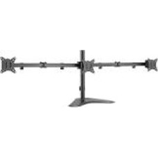 LOGILINK BP0174 Triple monitor mount 17-27inch arm length each 658 mm with smartphone holder aluminum