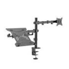 LOGILINK BP0175 Dual monitor mount 17-32inch monitors and 10-15.6inch notebooks/tablets