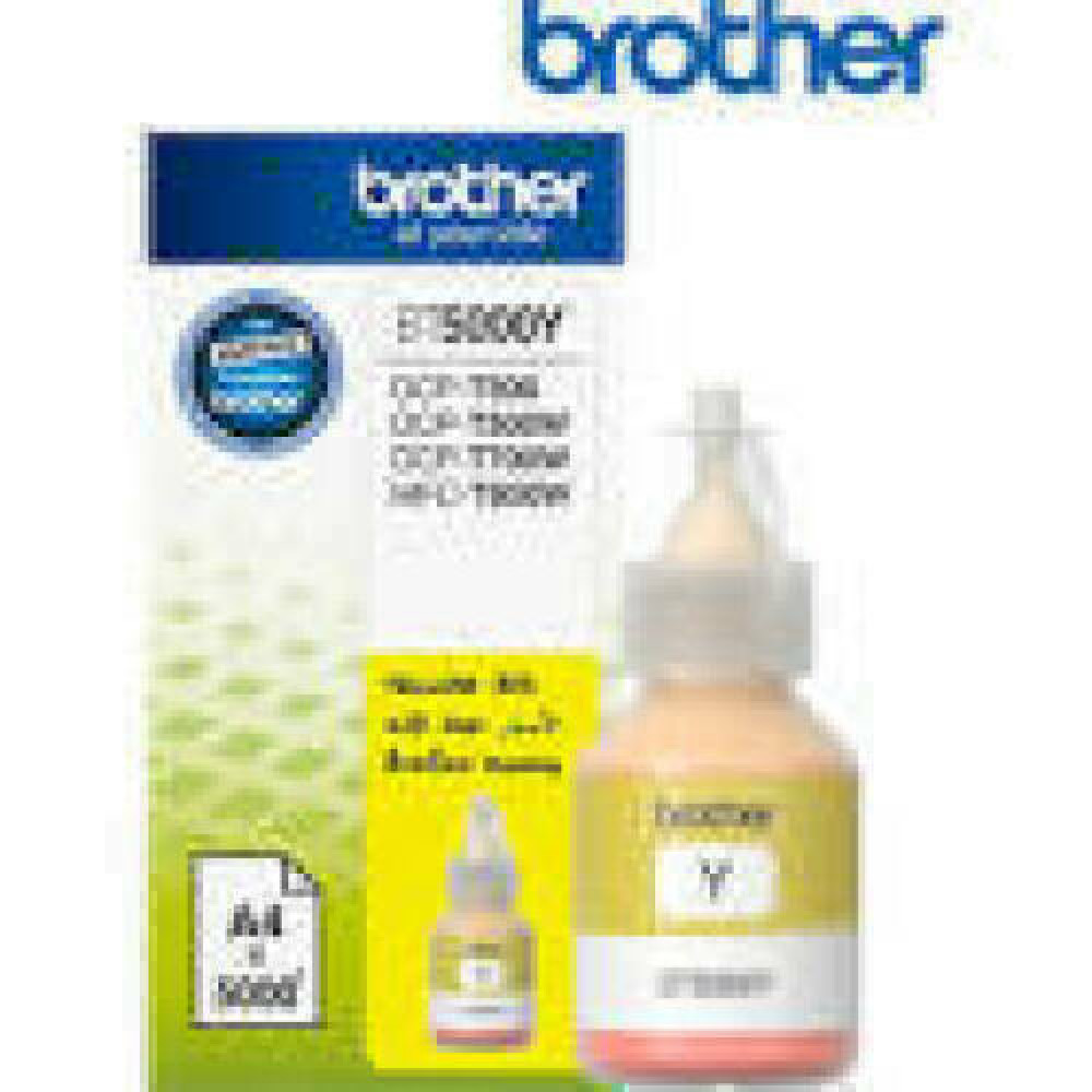 BROTHER BT5000Y Ink yellow 5000pgs DCPT300/DCPT500W/DCPT700W/MFCT800W