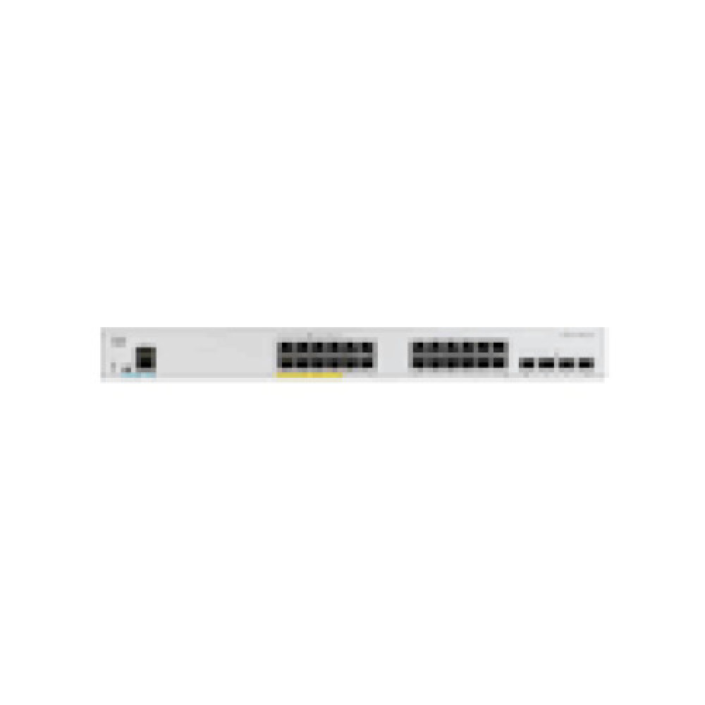 CISCO Catalyst 1000 24-Port Gigabit PoE+ PoE Budget 370W 4x1G SFP Uplinks LAN Base