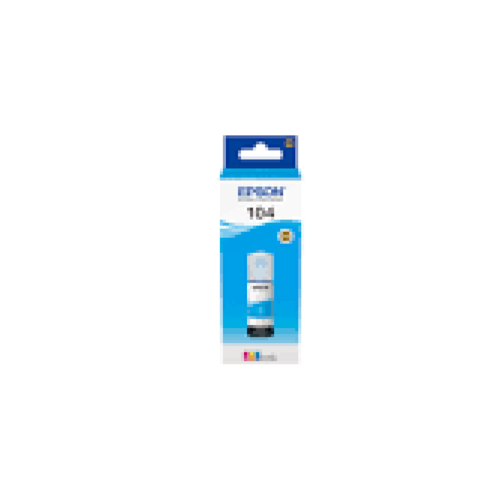 EPSON 4LB 104 EcoTank Cyan ink bottle